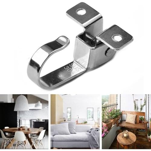 Heavy Duty Indoor Outdoor Ceiling Hook 360° Rotated Freely Hanger Ceiling Swing Chair Hammock Chair Cabinet Fan Lantern Hook Kit