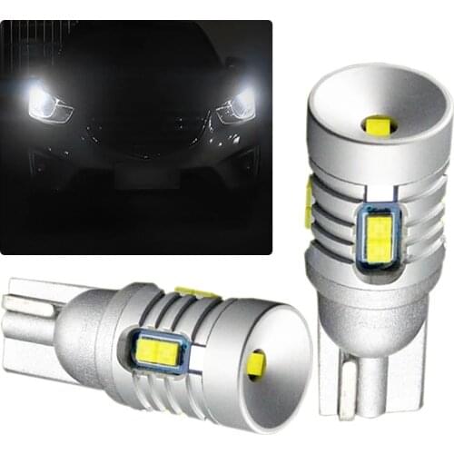 Super Bright 1000lm 6000k White T10 W5W 194 LED LED Bulbs High Power CSP Chipsets For Parking Trunk License Plate Light