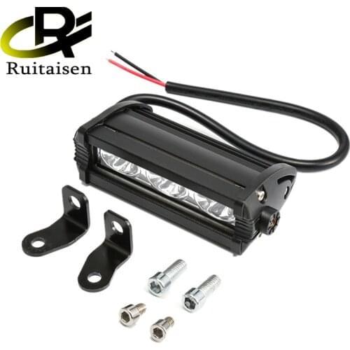 Ruitaisen Led Strip Light Single Row 3 inch 9W Single Row Three Lights 6500K Led Car Work Light Car accessories