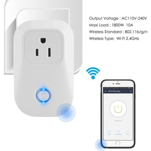 Hot Smart Home Wifi Timer Socket Switch APP Auto Control For Amazon Alexa Echo Wifi Wireless Remote Control Socket