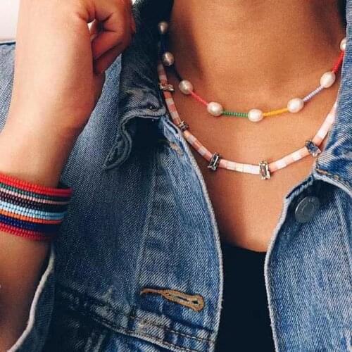 High Quality Necklace Tila Beads Collar Collier Fashion Accessories For Women Add Charm Luxury Exaggerated Party Wedding New
