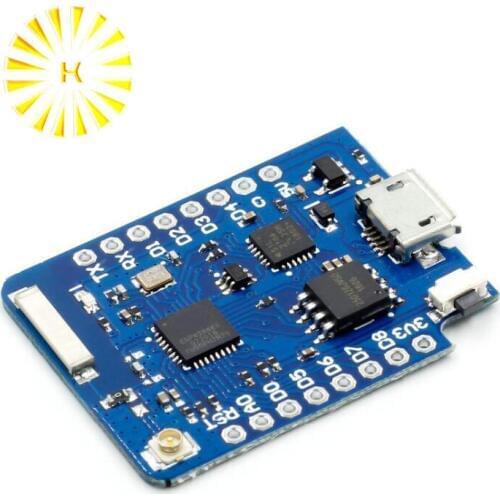 WEMOS D1 Mini Pro 16M Bytes External Antenna Connector NodeMCU Based ESP8266 ESP-8266EX CP2104 WIFI Development Board Connector