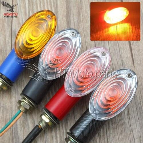 1 PCS 4 colors Universal Motorcycle Turn Signals Indicator Light Lamp Lights For Street Racing Scooter ATV All models