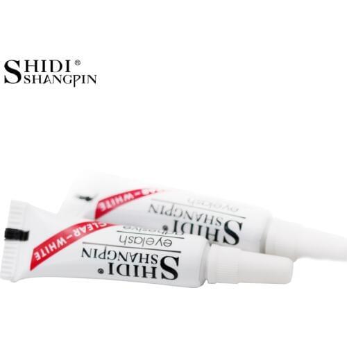 10 pcs High quality eyelash glue white portable false eyelashes glue eye lashes adhesive sample Adhesive maquiagem