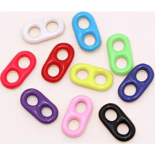 2021 Soda Cap Acrylic Loose Spacer Two Hole Pendant Trendy Handmade Jewelry Findings Earring Necklace Jewelry Making Accessories