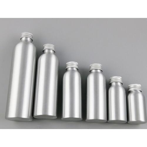 360 x 30ml 50ml 100ml 120ml 150ml 250ml Aluminum Empty Skin Care Cosmetic Bottles Portable Watering Can Pot Metal Containers