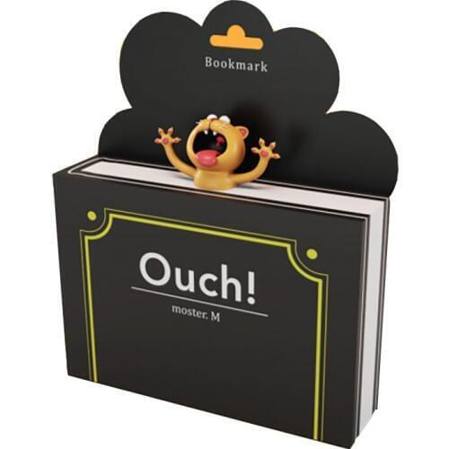 3D Stereo Cartoon Lovely Animal Bookmark Original cute cat PVC material Funny Student Children School Stationery For Kids Gift