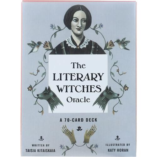 70 cards Oracle the literary witches Tarot Oracle Card Board Deck Games Palying Cards For Party Game