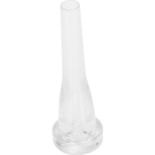 ABS Trumpet Mouthpiece Meg 5C Size for Bach Beginner Musical Trumpet Accessories Parts or Finger Exerciser,White