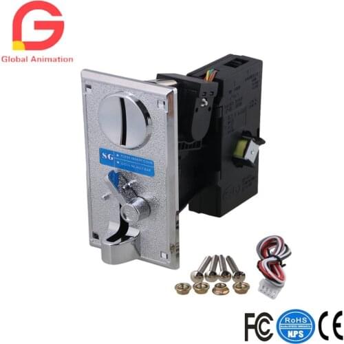 Black Plastic Plate CPU Coin Selector Acceptor Comparative Side Cast Support One Kind Token/Coin with One Output