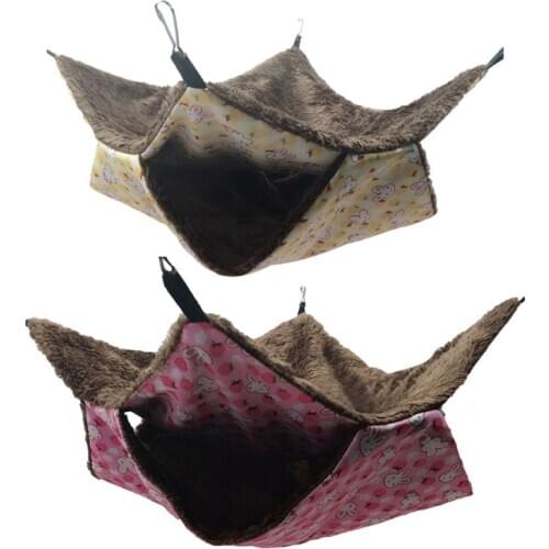 Pets Birds Hamster Hanging Bed Small Animals Squirrel Cotton Hammock Beds