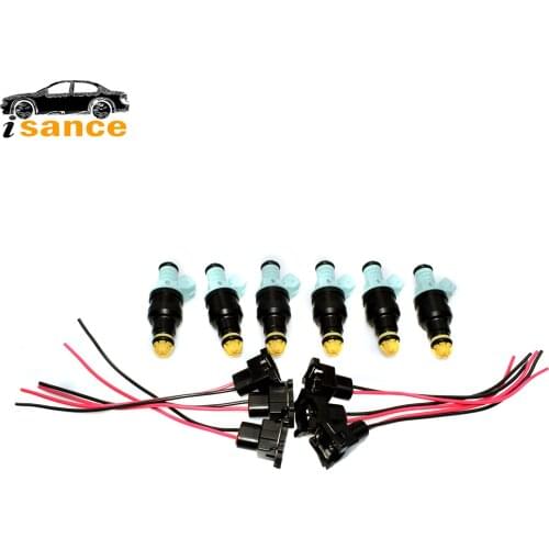 ISANCE NEW 4-Hole Fuel injectors For Jeep Grand Cherokee Wrangler 4.0L 0280155784 280155784 RL669938AB FJ570