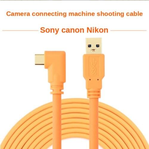 Type-c to USB3.0 camera cable 1.5m3m5m8m for cannon EOS R RP SONY a7m3 R3 A7R4 Tethered shooting line camerato computer