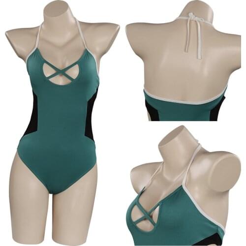 My Hero Academia Midoriya Izuku Cosplay Costume Swimwear Outfits Halloween Carnival Suit