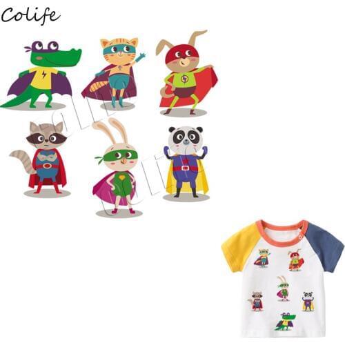 Cartoon Rabbit Sticker On Clothes Creative Cat Panada For Kids Washable Stickers Decoration DIY Tactical Patch DIY Accessories