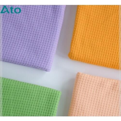 Soft warm Winter Knit fabrics Waffle plaid Knitted Fabrics Ripstop 100% cotton 250gsm width 165cm Free delivery quality cloth