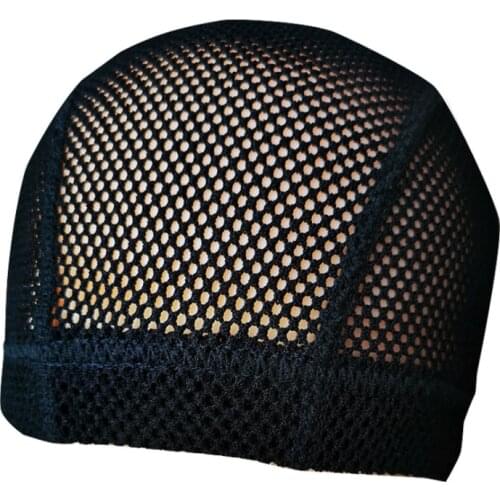 1PC Soft Crochet Wig Cap Thick Mesh Dome Cap New Wig Caps For Making Wigs Big Hole Hair Net Can Stretch Free Size