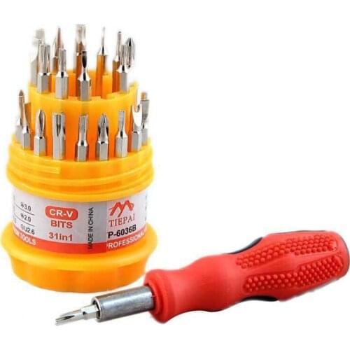 31 In 1 Electronic Multi Torx Screwdriver Precision Opening Portable Repair Tools Kit for Phone Camera Watch Tablet PC CR-V BITS