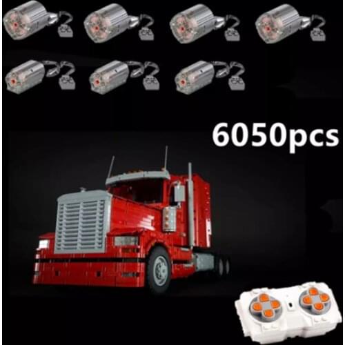 New MOC-46978 technology building block giant American half truck front mobile phone remote control assembly toy boy gift