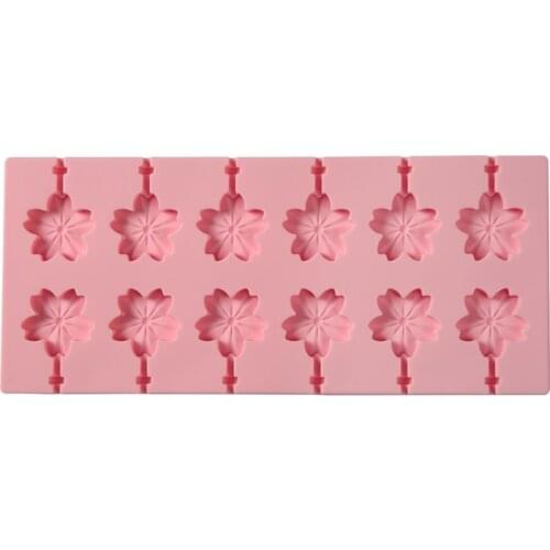 Biscuit Molds Kitchen Baking Gadget Candy Ice Cookie Mould Silicone Food Grade Chocolate Lollipop Molds without rod