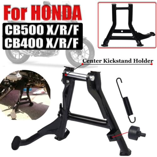 Motorcycle Middle Kickstand Bracket Pillar Center Central Parking Stand Holder Support For HONDA CB500X CB500F 2019 2020 CB400X