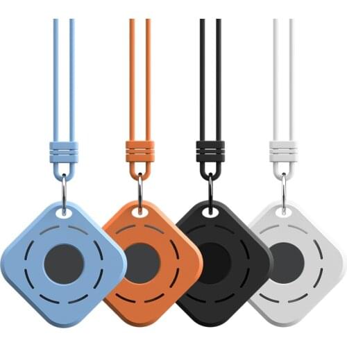 Silicone Protective Case For AirTag Tracker Anti-lost Device Protective Cover Soft Skin Cover Finder Holder For Apple AirTags