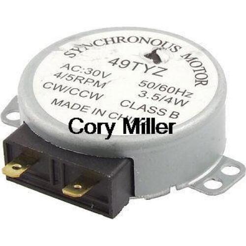 AC 30V 50/60Hz 3.5/4W Synchronous Motor for Microwave Oven