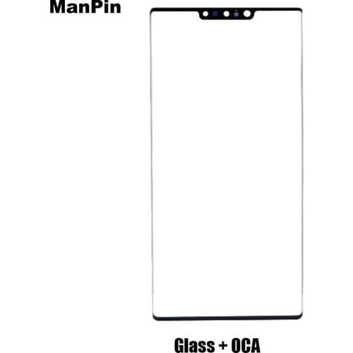 5Pcs/lot Glass with OCA For Huawei Mate30 Mate20 P30 Pro LCD Touch Screen Display Front Panel Mobile Phone Repair Spare Parts