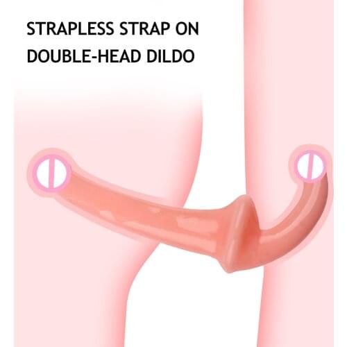 Strapless Strapon Dildo Strap on Jelly Dildo for Lesbian Couple G Spot Stimulate Sex Toy for Women Anal Vaginal Massage Sex Shop