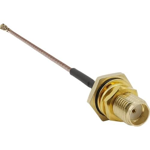 1Pcs U.FL IPX IPEX RF to SMA Female Jack Nut Bulkhead With O-Ring 30CM RG178 Jumper Cable Pigtail Extension SMA Female to IPX