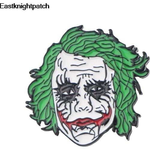 12pcs/lot Horror clown insignia For Women Men backpack hat clothes shoes diy decorate punk Brooches craft supply E0982