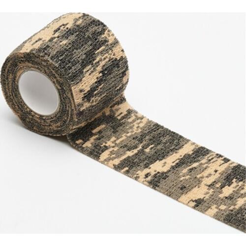 2.5cm-15cm Camping Camo Outdoor Hunting Shooting Tool Camouflage Stealth Tape Waterproof Wrap Durable Army