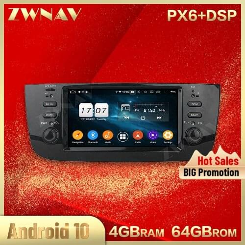 2 din Android 10.0 screen Car Multimedia player For Fiat Linea 2014-2015 Video audio radio stereo GPS navi head unit auto stereo