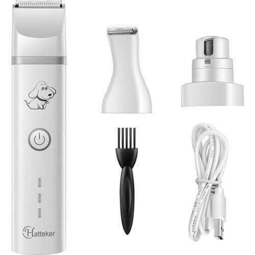 3 IN 1 Pet Grooming Machine Dog Cat Hair Trimmer USB Rechargeable Pets Clippers Nail Grinding & Hair Trimmer & Foot Hair