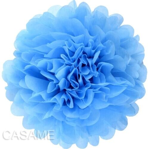 4" 6" 8" 10" 12" 14" Paper Pompoms Wedding Decorative Flowers Ball Birthday Party Decoration pom poms