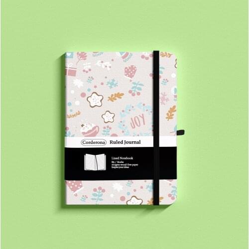 B6 Cute Christmas Dotted Journal Bullet Notebook 160gsm Hard Cover Elastic Band Thick Paper Travel Planner Diary