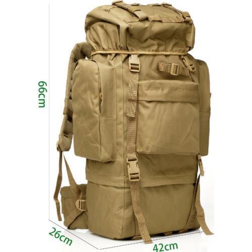 65L big Climbing Outdoor Backpack Professional Hiking Bag Large Capacity Bag A4355
