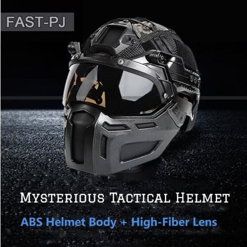 Fast Half Face Gear Tactical Helmet American Helmet Protective Goggles Camping Cs Mask Equipment Accessories