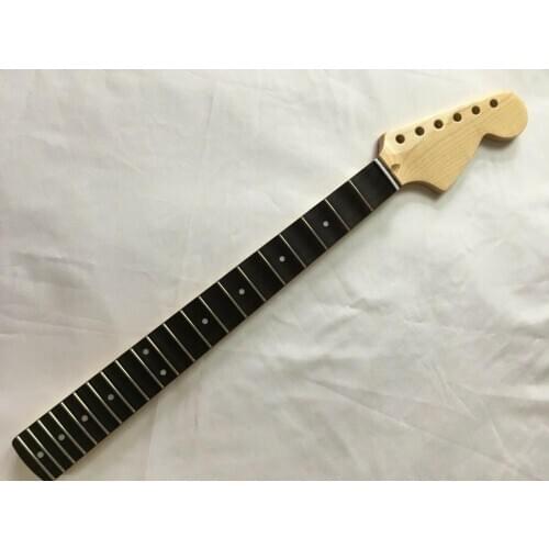 Big head Full scalloped Maple Electric Guitar Neck Replacement 21 Fret Rosewood Fingerboard Gloss