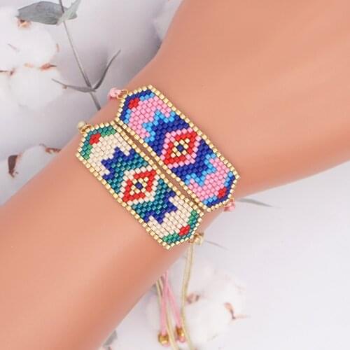 Go2boho Turkish Evil Eye Bracelet Miyuki Greek Eye Bracelets For Girl Jewellery 2021 Friendship Gift Pulseras Female Jewelry