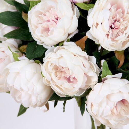 Diy Artificial Silk Flowers Wall Wedding Decor Rose Peony Hydrangea Heads Hotel Background Road Lead Wedding Flower Bouquet Lead