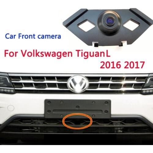 CCD night vision front view camera car logo camera can be used For Volkswagen VW Tiguan L 2016 2017 2018 Waterproof CCD HD