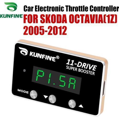 KUNFINE Car Electronic Throttle Controller Racing Accelerator Potent Booster For SKODA OCTAVIA(1Z) 2005-2012 Tuning Parts