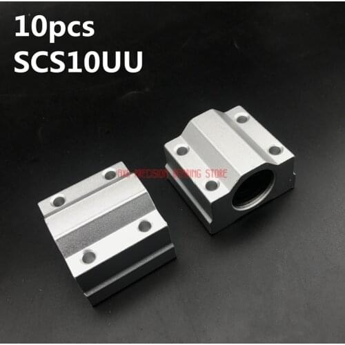 2021 Sale Linear Rail Cnc Router Parts AXK 10pcs/lot Free Shipping Sc10uu Scs10uu 10mm Linear Ball Bearing Block Cnc Router