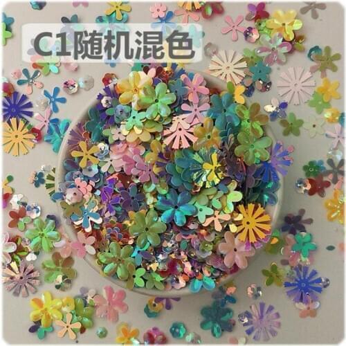Mix Plum Blossom Sequins For Crafts Diy Garment Shoes Headwear Sew Flat Sequins For Decor Glitter Paillettes Fill Lentejuelas