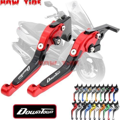 Motorcycle brake CNC adjustable foldable retractable clutch brake for KYMCO DOWNTOWN 350300200125350i