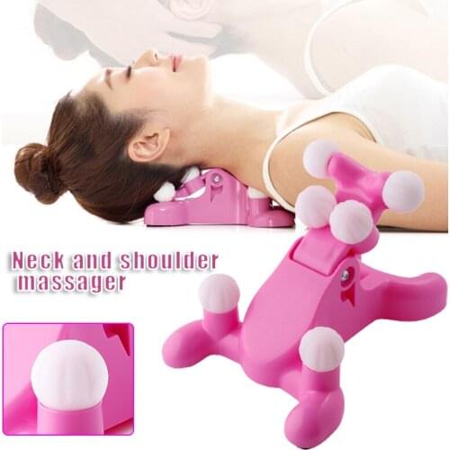 Cervical Pillow Neck Head Pain Relief Back Massage Tractions Device Support Relax Massager M2