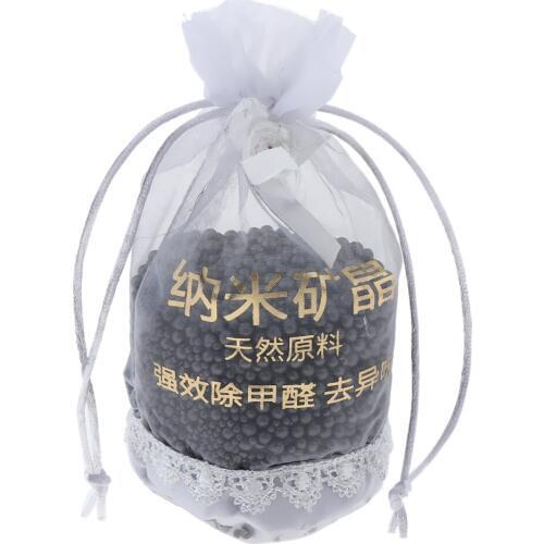 Nano-Mineral Activated Bamboo Charcoal Odor Absorber for Removing Odors for Vehicles, Bedrooms, Basements and Living Rooms
