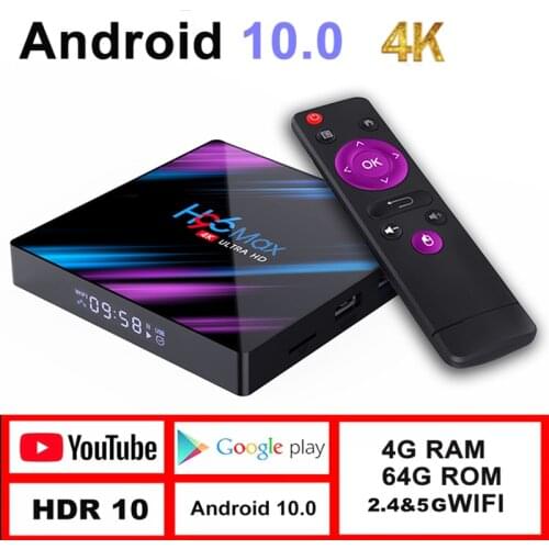 Smart TV BOX Android Box 10.0 H96 Max PK3318 4K Dual Wifi Media Player Play Store Fast Android Tv Set Top BOX H96max TV Box 2021