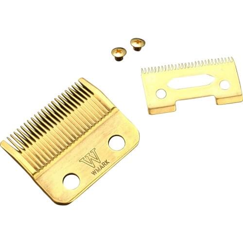Movable Blade Professional Hair Clipper Blade High Carton Steel Clipper Accessories Golden For Choice Golden Screws